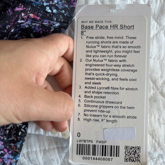 Lululemon Base Pace High-Rise HR Short 8"
Floral Spray Multi Biker workout gym - Picture 8 of 11